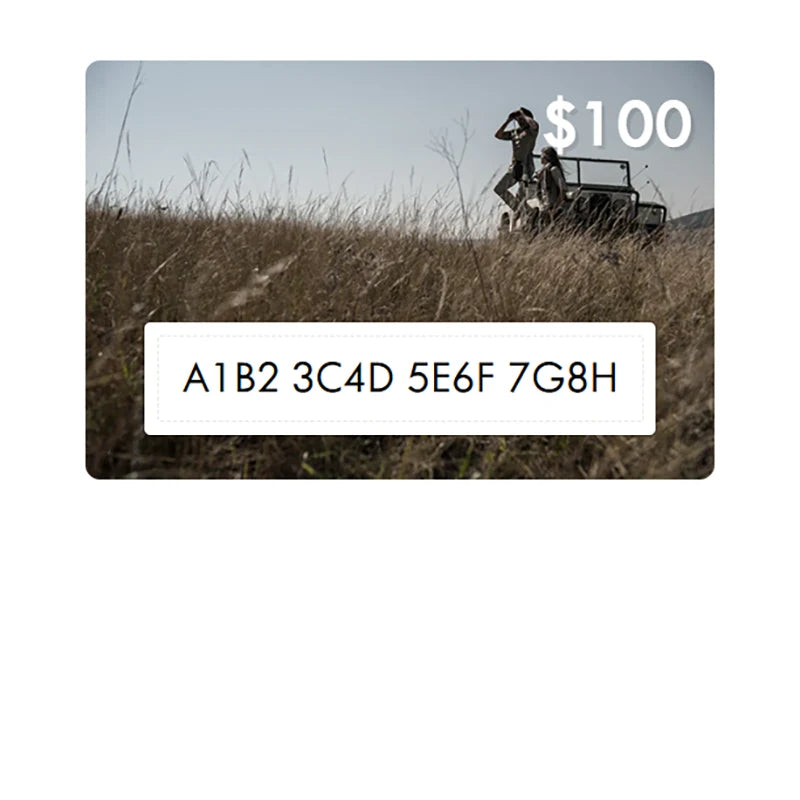 Safari Store E Gift Card