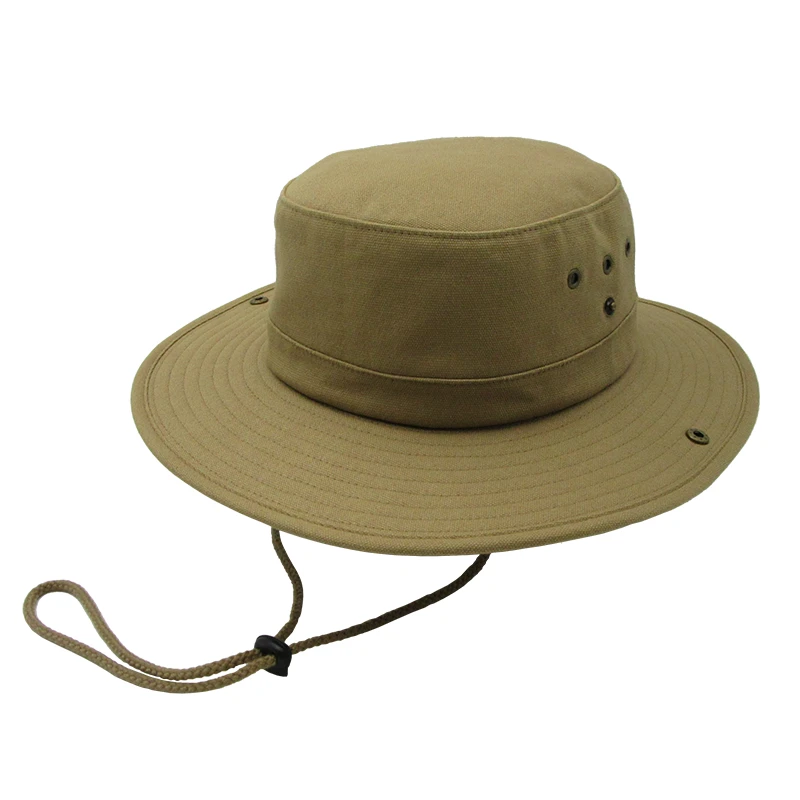 Adventurer UPF50+ Packable Safari Hat in Khaki with wide brim by Safari Store USA