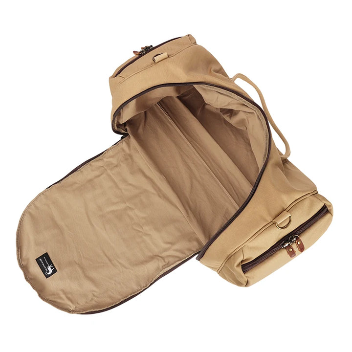 Lined interior of the Explorer IV travel duffel bag by Safari Store USA