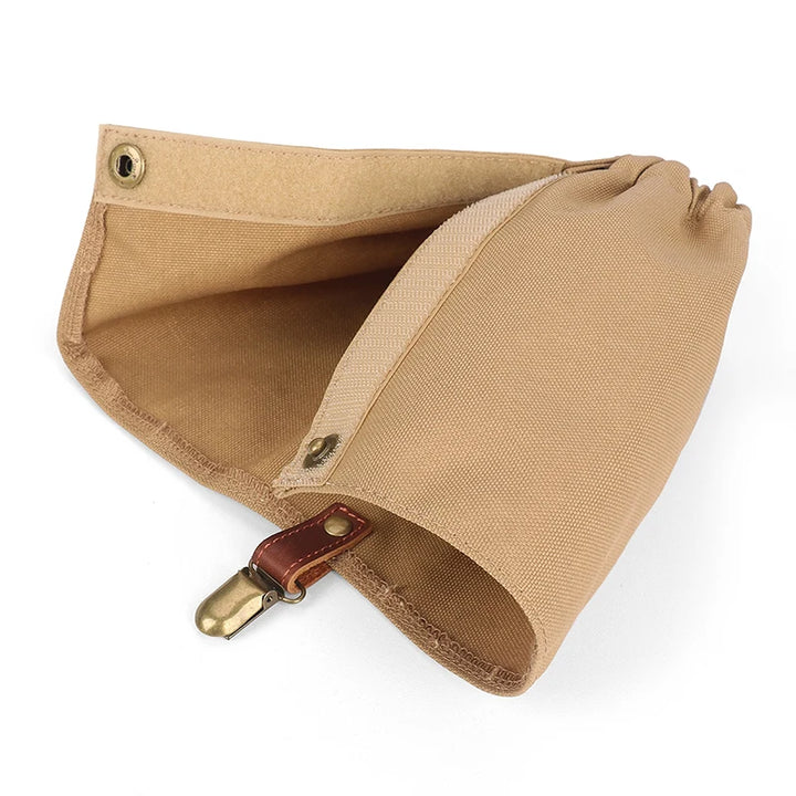 Velcro closure of canvas ankle gaiters by Safari Store USA