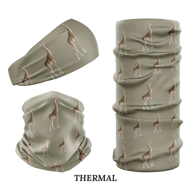 Giraffe print thermal head tube from Safari Store USA