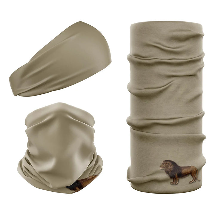 Lion single-print tubular scarf from Safari Store USA