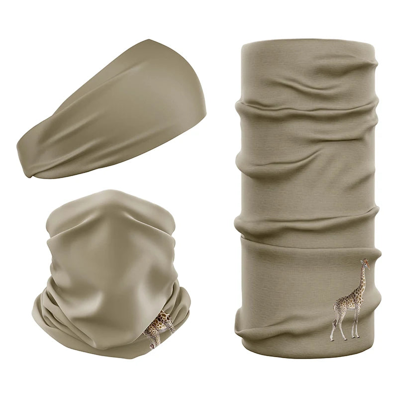 Giraffe single-print Head&amp;Neck Scarf from Safari Store USA