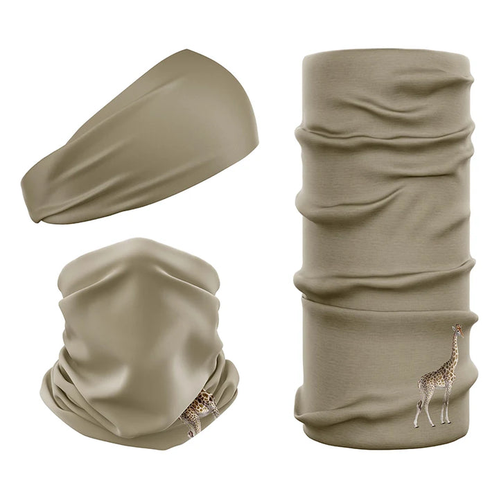 Giraffe single-print Head&amp;Neck Scarf from Safari Store USA