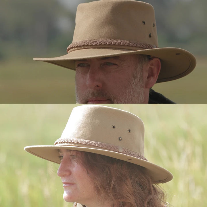 Frontier Full Canvas Wide-Brim Hat, UPF50+